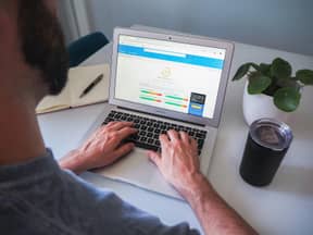 Website performance metrics showing fast load times and high conversion rates